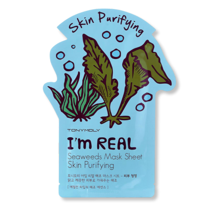 TonyMoly – I’m Real Sheet Mask (Seaweed)